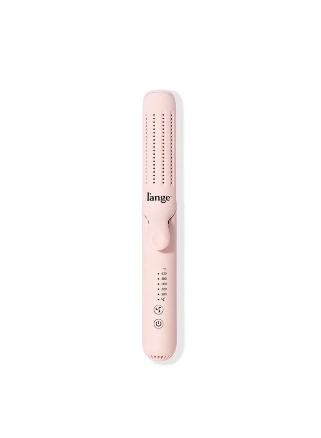 Le Duo 360° Airflow Styler | 2-in-1 Curling Wand & Titanium Flat Iron Hair Straightener | Professional Hair Curler with Cooling Air Vents to Lock in Style | Dual Voltage & Adjustable Temp