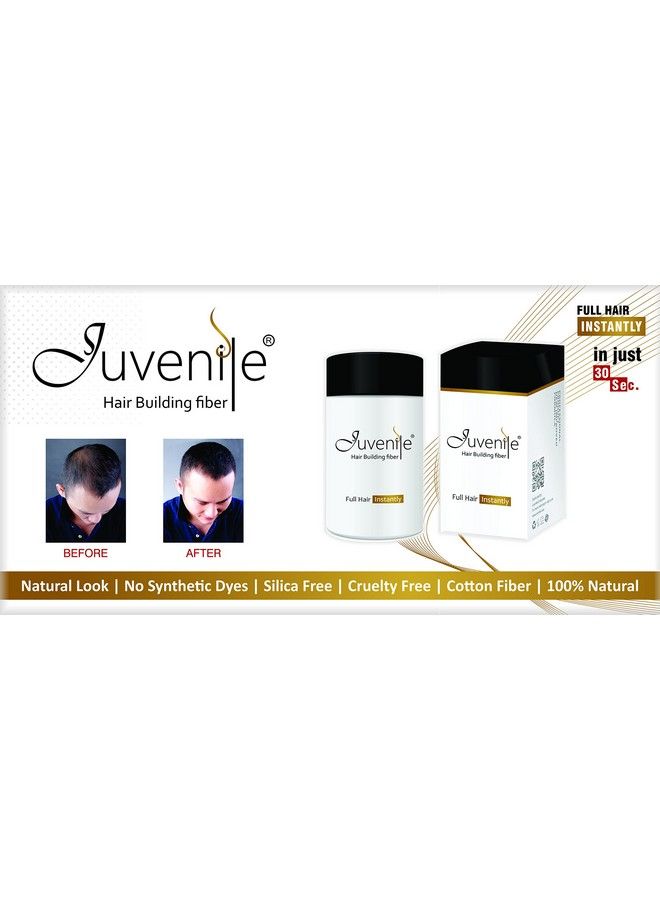 Juvenile Hair Fiber Refill Pack Dark Brown 36 Gram (12 Gram Each) - Image 4