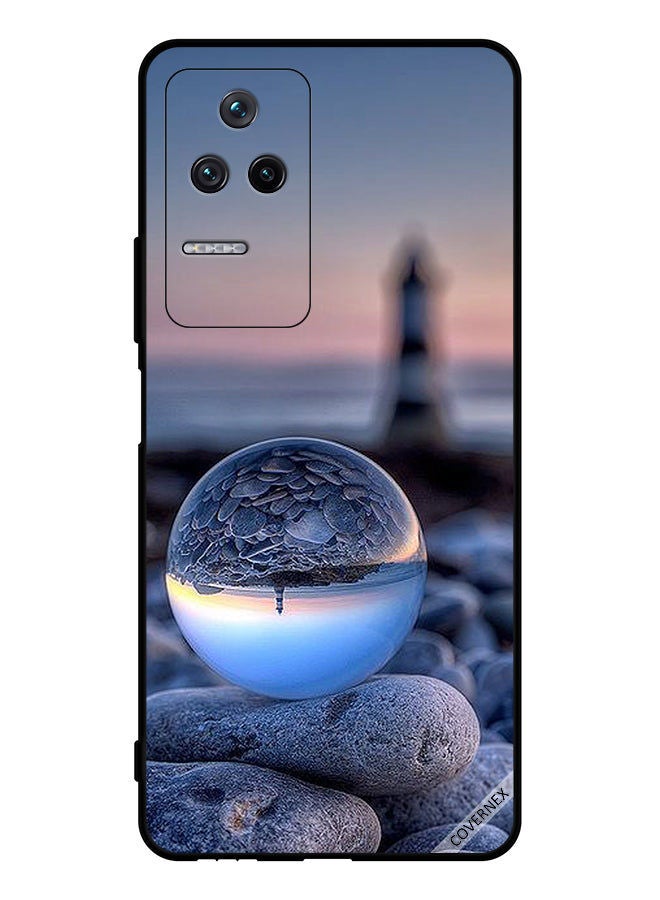 Covernex Protective Case Cover For Xiaomi Poco F4 5G Photography Of Nature In Round Glass - Image 1