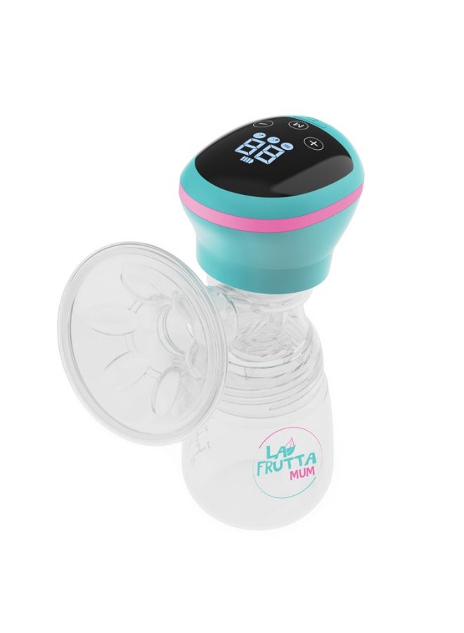 لا فروتا مضخة الثدي الكهربائية La Frutta MUM، زجاجة 180 مل، مضخات الثدي المحمولة المضادة للتدفق العكسي، 3 أوضاع وشاشة عرض LED تعمل باللمس 9 مستويات، قابلة لإعادة الشحن عبر USB، فائقة الهدوء وخالية من الألم، تتضمن أكياس تخزين الحليب المجانية. - Image 1