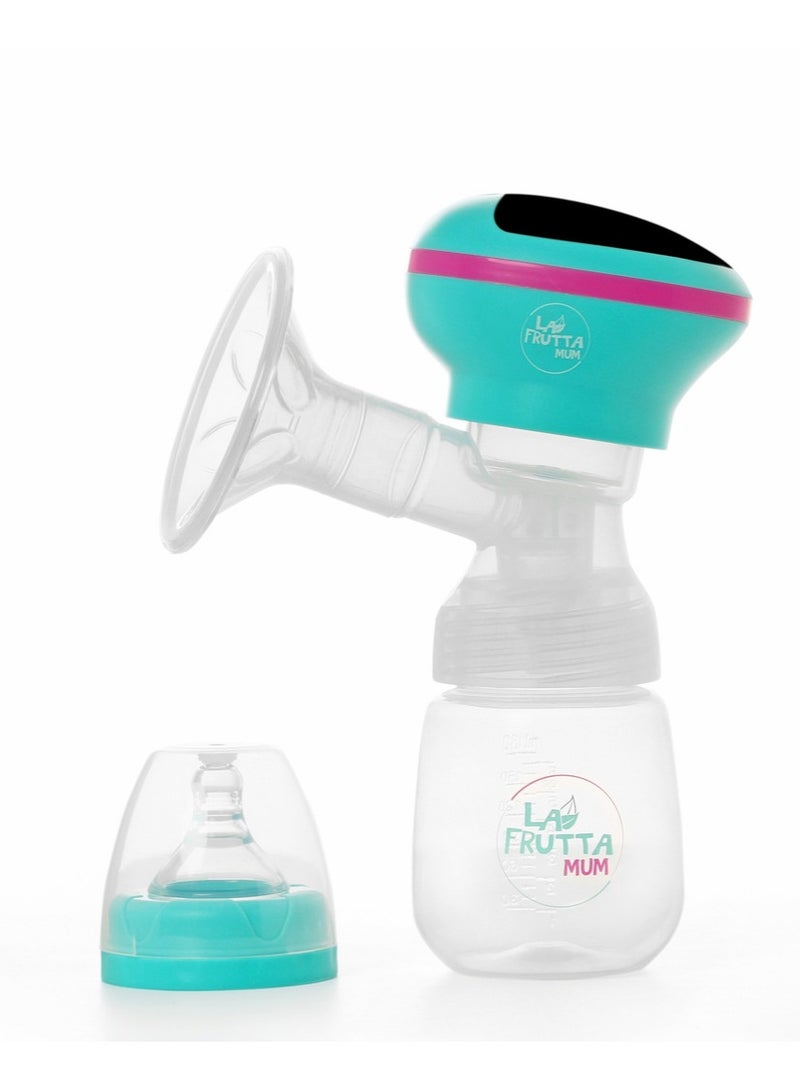 لا فروتا مضخة الثدي الكهربائية La Frutta MUM، زجاجة 180 مل، مضخات الثدي المحمولة المضادة للتدفق العكسي، 3 أوضاع وشاشة عرض LED تعمل باللمس 9 مستويات، قابلة لإعادة الشحن عبر USB، فائقة الهدوء وخالية من الألم، تتضمن أكياس تخزين الحليب المجانية. - Image 3
