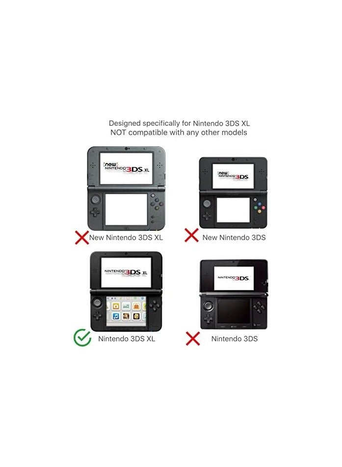 erorex 3DS XL Case - Ultra Clear Crystal Transparent Hard Shell Protective Case Cover Skin Accessory Compatible with Nintendo 3DS XL LL - Image 3
