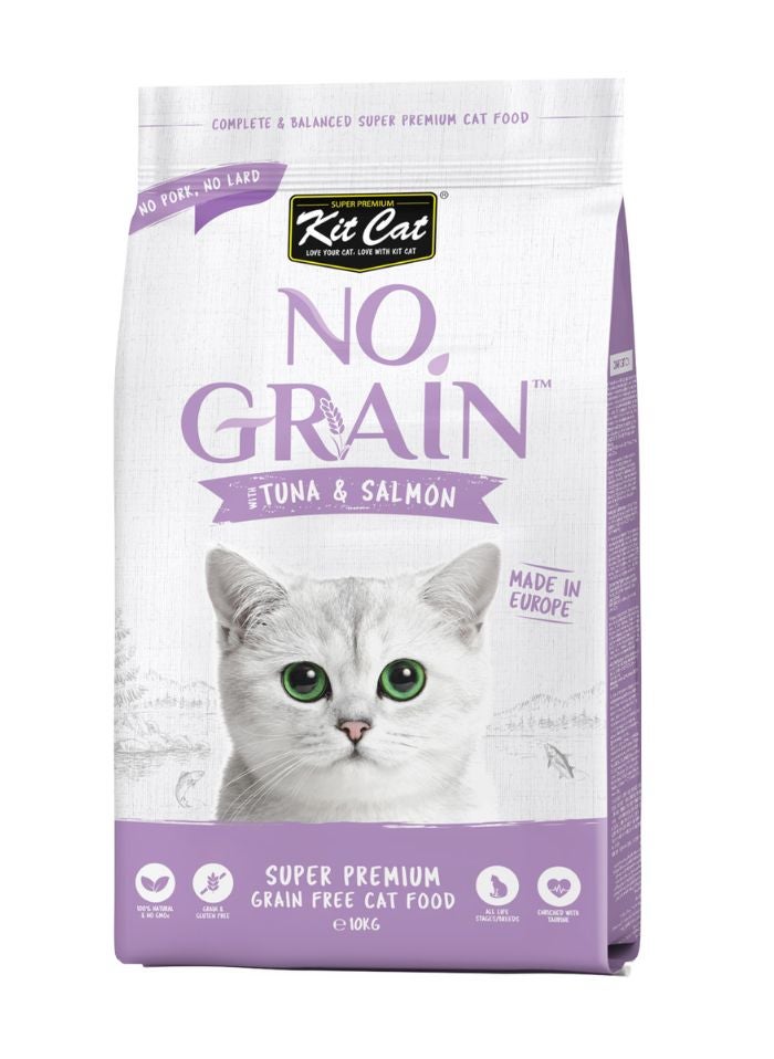 Kit Cat No Grain With Tuna And Salmon 1 Kg