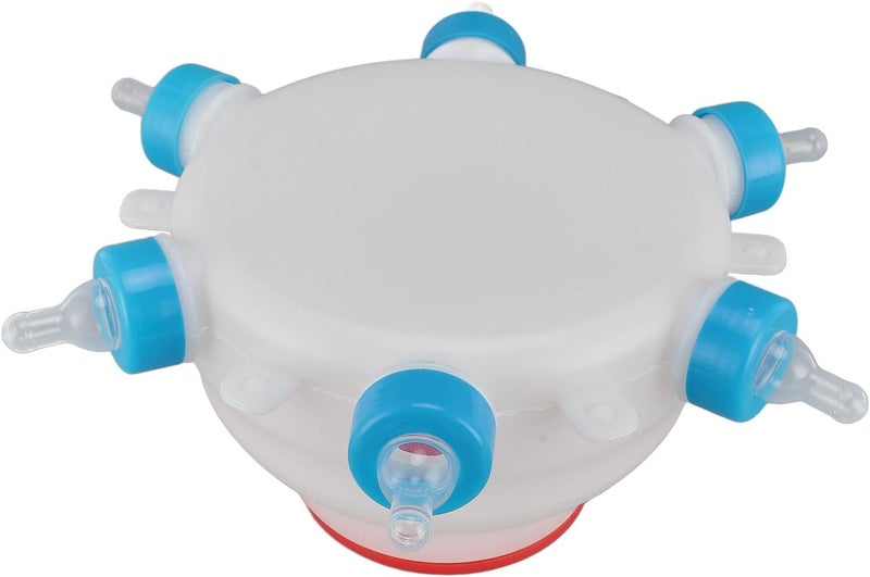 Lamb Feeder Milk Bottle, Round PC Plastic Lamb Feeding Bucket for Piglet and Lamb, Easy to Clean Nursing Bottle with Natural Suckle Design for Newborn Livestock - Image 4