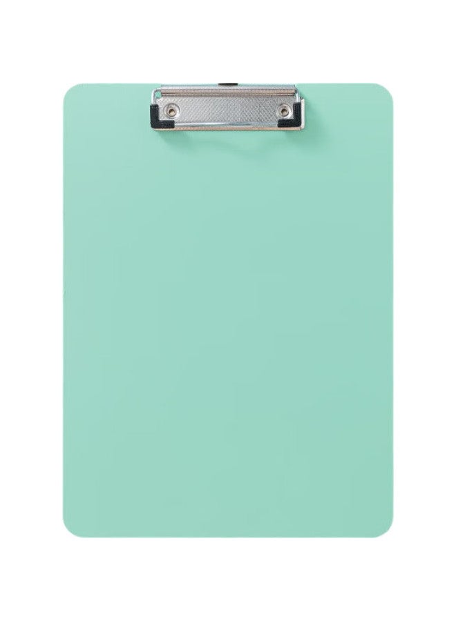 elifo Yili Feng Morandi Vertical Plastic Writing Clipboard, Paper Stationery Hard Board, Record Clipboard, Office Work Press Board, Paper Board, A4 Pink, 1 Piece - Image 1