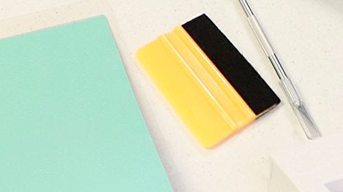 BLARYETI Felt Tipped Squeegee 2PACK. Automotive Squeegee for vyinal roll and Carbon Fiber Vinyl, fibra de carbono, vinal wrap for Cars, vvivid Vinyl. Apply xpel Paint Protection Film & Window Tint. - Image 4