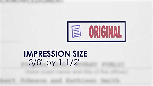 MasterMark Premium 2-Color Pre-Inked Office Stamp (Original) - Image 3