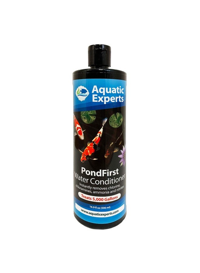 Pondfirst Pond Water Conditioner  Concentrated Instant Dechlorinator For Fish Ponds, Makes Water Safe For Koi And Goldfish, Made In The Usa, Aquatic Experts (500 Ml)