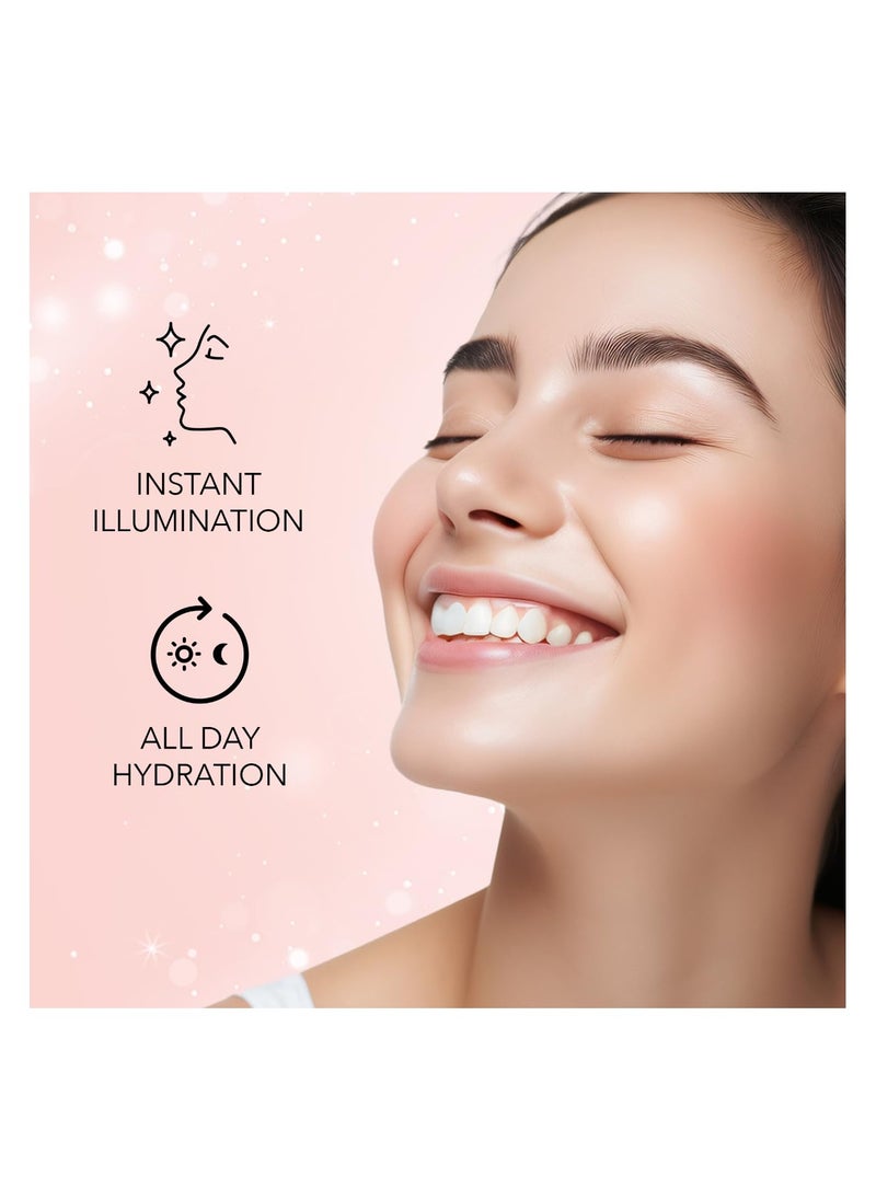 Facescanada - FACESCANADA Strobe Cream - Rose Gold, 30Ml | Primer + Highlighter + Moisturizer | Shea Butter & Hyaluronic Acid | Intense Hydration | Flawless Radiant Dewy Skin | Illuminating & Glowing Makeup Base - Image 1
