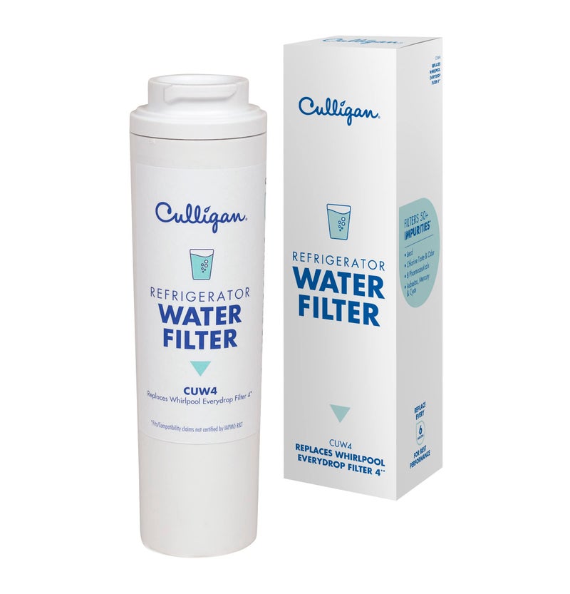 Culligan Cuw4 Refrigerator Water Filter | Replacement For Whirlpool Water Filter 4 (Edr4Rxd1) | Replace Every 6 Months | Pack Of 1 - Image 1