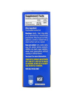 Ddrops Liquid Vitamin D3 1000 IU, 0.17 fl oz 5 ml  - Image 2
