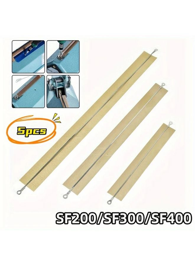 5 قطع شرائط تسخين مانعة للتسرب النبضي لـ SF 200 300 400 عناصر سلك حرارة عالية الحرارة لون عشوائي - Image 2