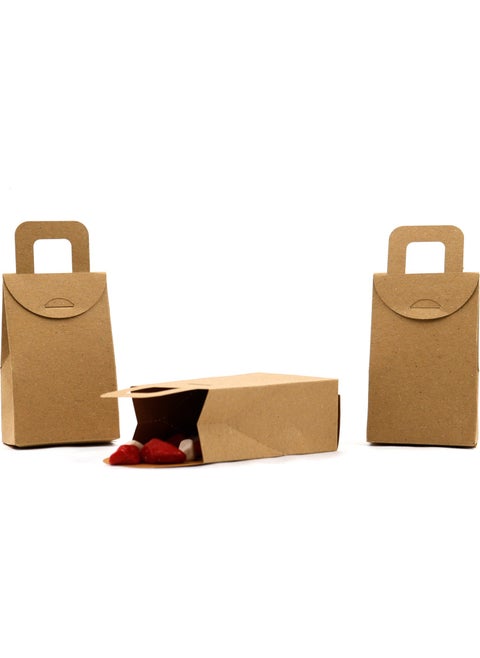 Medium Size Cardboard Cookie and Gift Box with Handle 20 Pieces