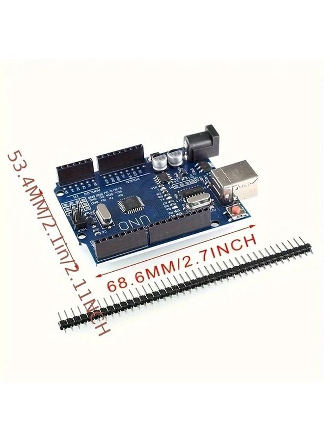 UNO R3 2PCS ATmega328P AU Development Board CH340G Compatible with Arduino IDE USB Cable - Image 3