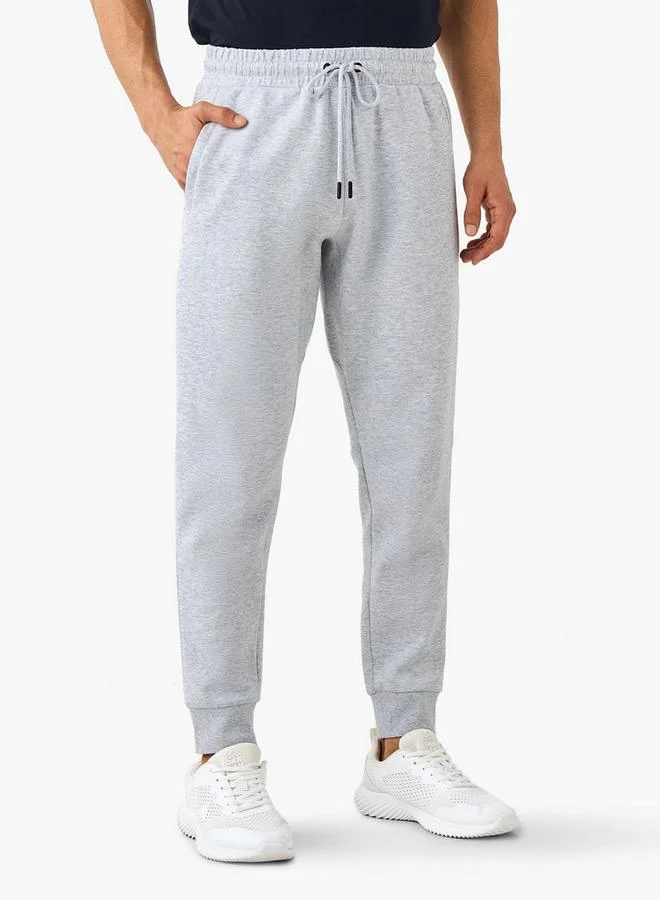 Regular Fit Panelled Joggers with Pockets