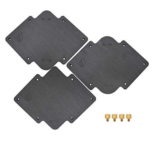 Evwoge R10 R15 and R20 R25 and R30 R35 Woodworking Tools Corner Quick-Jig Template for Router/Trimmer - Image 1