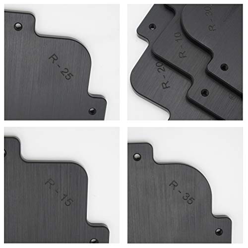 Evwoge R10 R15 and R20 R25 and R30 R35 Woodworking Tools Corner Quick-Jig Template for Router/Trimmer - Image 4