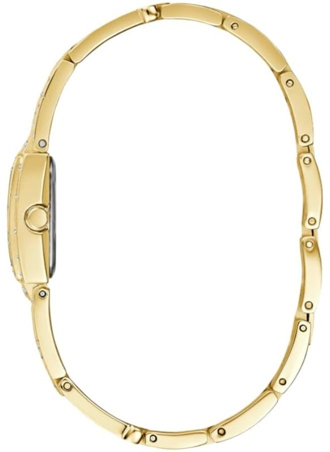 GUESS GUESS Women's 22mm Watch - Gold Tone Bracelet Champagne Dial Gold Tone Case  - Image 2