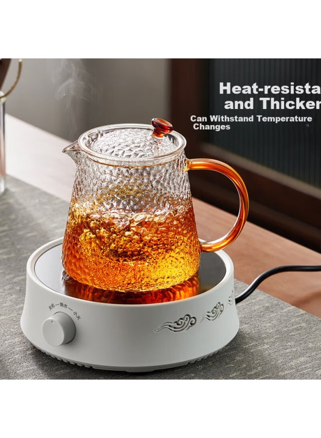 Yihutea Glass Tea Pot Tea Set Tea Water Separation High Temperature Resistance Home Office Drinking Water Pot Large Capacity Kung Fu Tea Set - Image 2