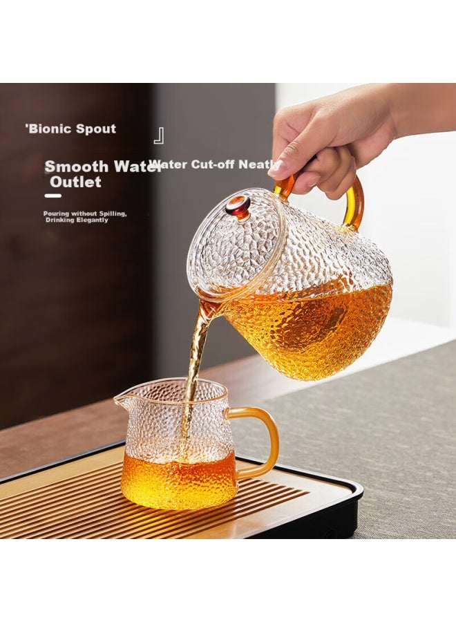 Yihutea Glass Tea Pot Tea Set Tea Water Separation High Temperature Resistance Home Office Drinking Water Pot Large Capacity Kung Fu Tea Set - Image 3