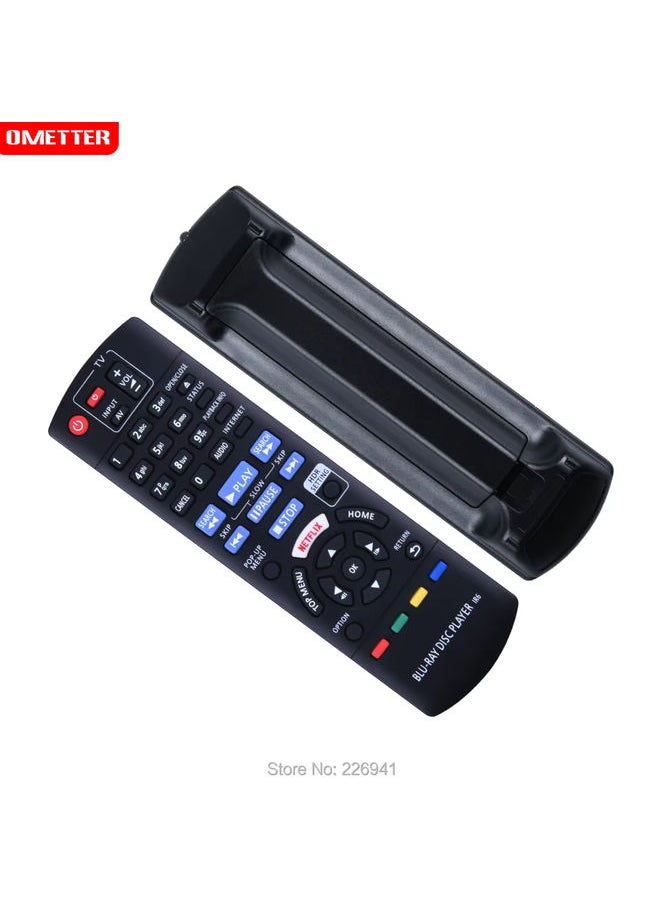 OMETTER - N2QAYB001147 Replaced Remote fit for Panasonic Blu-ray Disc Player DMP-UB300 UB310 UB314 UB390 UB400 UB404 UB820 UB824 DP-UB420 - Image 1