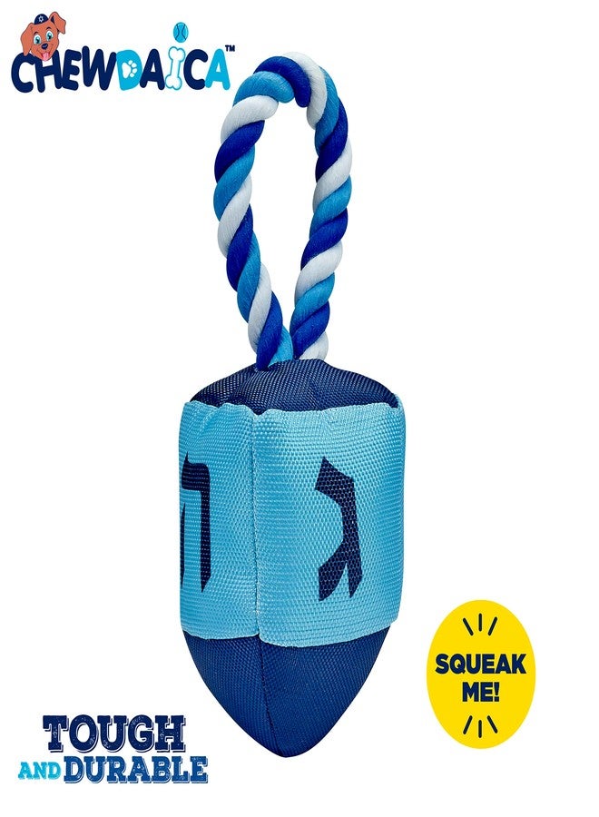 رايت لايت لعبة رايت لايت دريدل للكلاب - مصنوعة من قماش أكسفورد من ماركة تشيودايكا، هدايا عيد حانوكا لأصحاب الكلاب، هدايا حفلات عيد حانوكا اليهودية، إكسسوارات وديكورات عيد حانوكا - Image 2