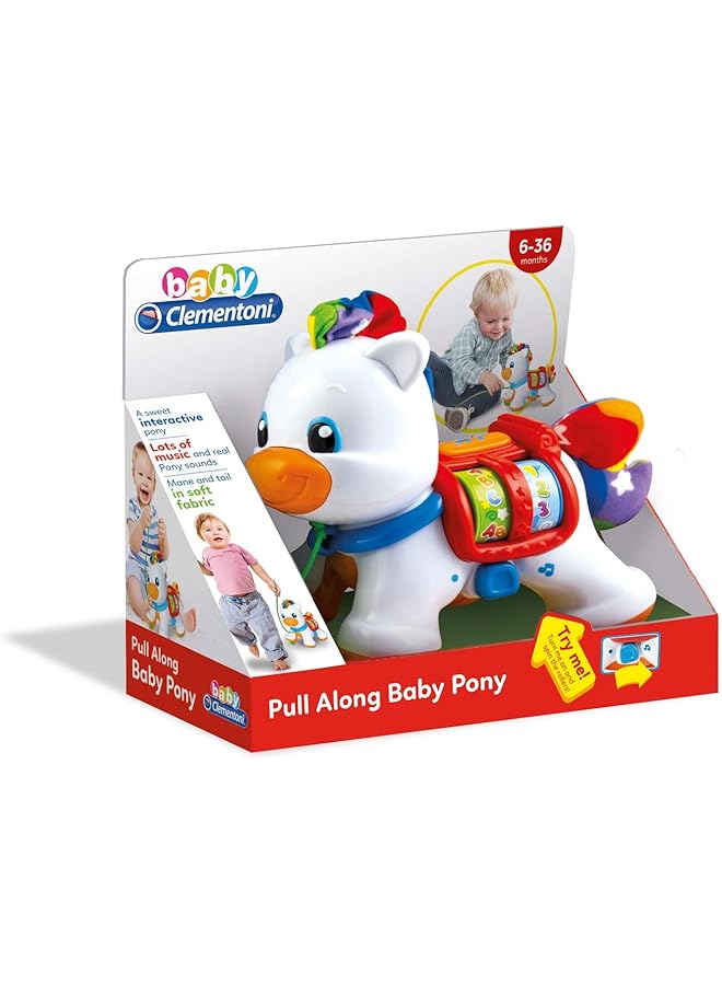 كلمينتوني قم بسحب المهر الصغير مع الصوت للأعمار من 6 أشهر فما فوق - Image 1