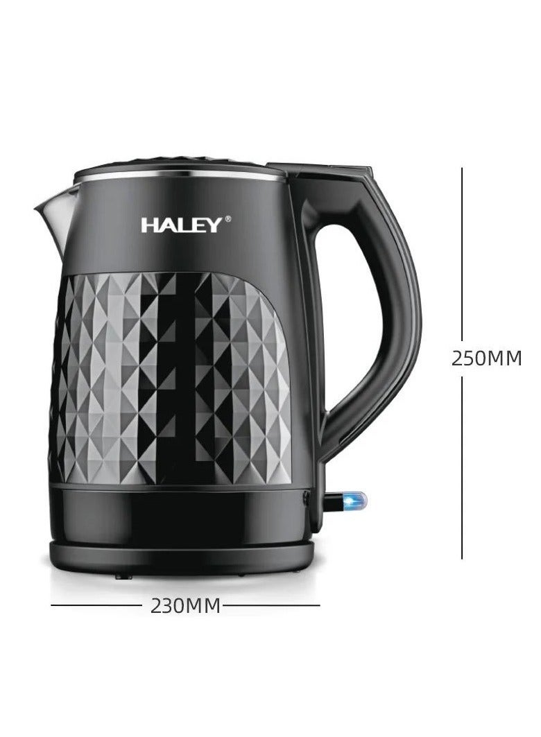 Haley Portable Home Appliance Water Electric Kettles For Household 2l Heating 1500w Stainless Steel Electric Kettle - Image 4