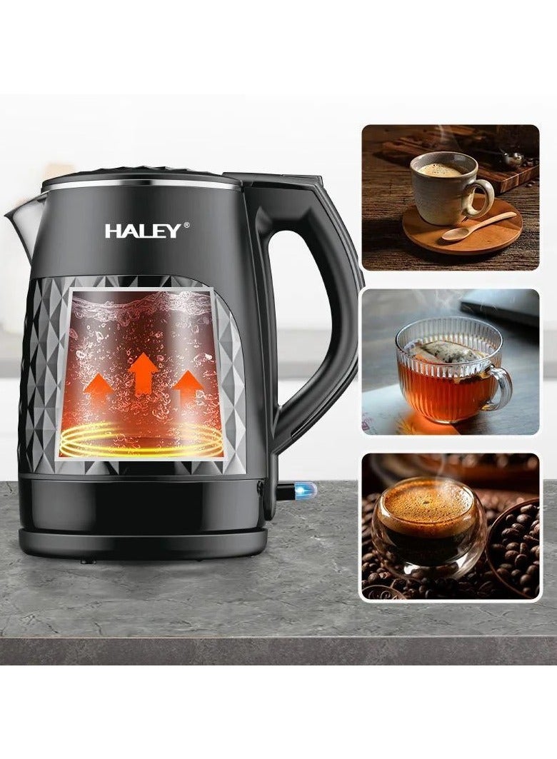 Haley Portable Home Appliance Water Electric Kettles For Household 2l Heating 1500w Stainless Steel Electric Kettle - Image 2