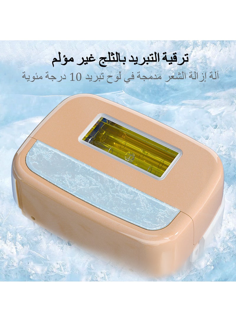 iMESA KinseiBeauty E3 IPL Painless Hair Removal Device With Cooling Function, 500000 Flashes, 5 Energy Levels, Permanent Painless Epilators For Facial Armpit Leg Arm Bikini Line Body (1*HR+1*AC+1*SR Lamp)  - Image 3