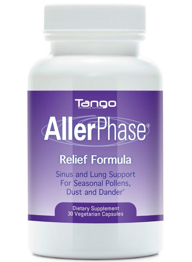 Tango Allerphase Natural Herbal Sinus And Lung Relief Supplement For Seasonal Respiratory Discomfort Caused By Pollens Dust And Dander (30 Vegetarian Capsules) - Image 2