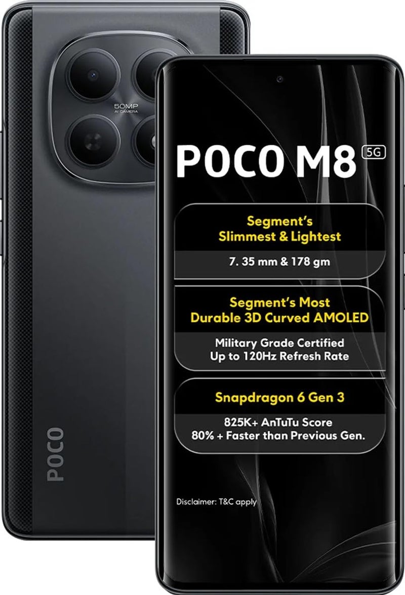 Poco M8 5G Frost Silver 8GB RAM 128GB ROM - Image 5
