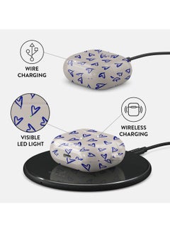 BURGA BURGA Airpods 3 Charging Case: Love me Right Elegant Hard Plastic Wireless Charger Case Cover  - Image 4