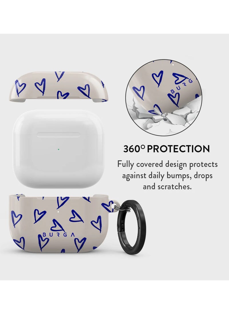 BURGA BURGA Airpods 3 Charging Case: Love me Right Elegant Hard Plastic Wireless Charger Case Cover  - Image 2
