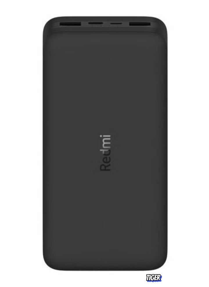 JAJEEK 18W Fast Charger Power Bank 20000mAh – High Capacity Portable Battery, Quick Charging for Smartphones, Tablets, and More, USB-C & USB-A Ports, Compact Design, Black - Image 1