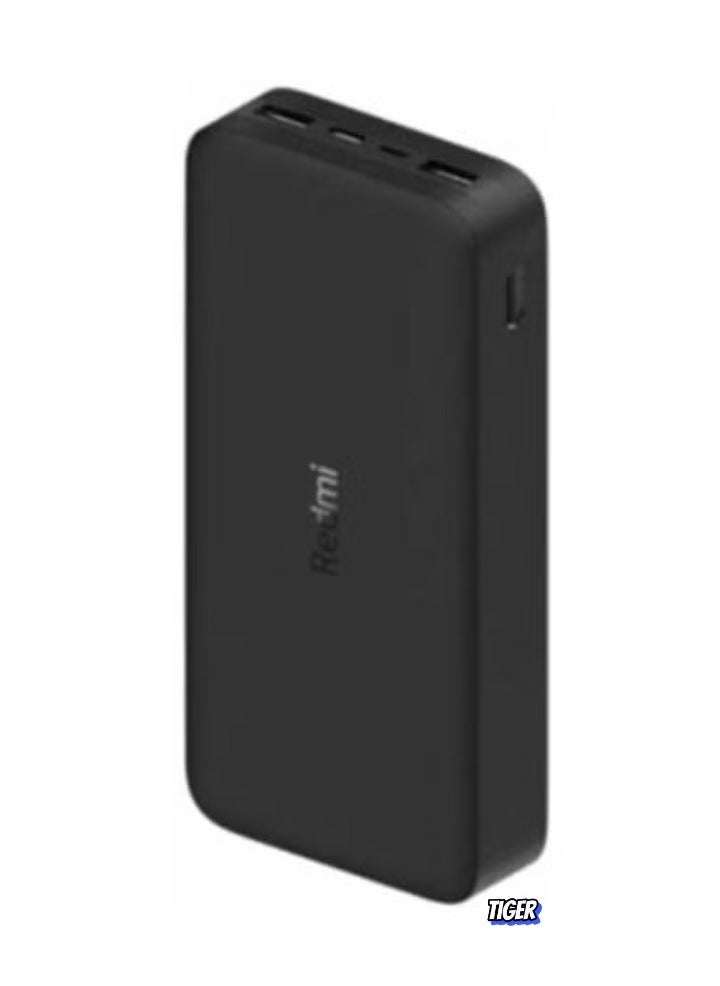 JAJEEK 18W Fast Charger Power Bank 20000mAh – High Capacity Portable Battery, Quick Charging for Smartphones, Tablets, and More, USB-C & USB-A Ports, Compact Design, Black - Image 2