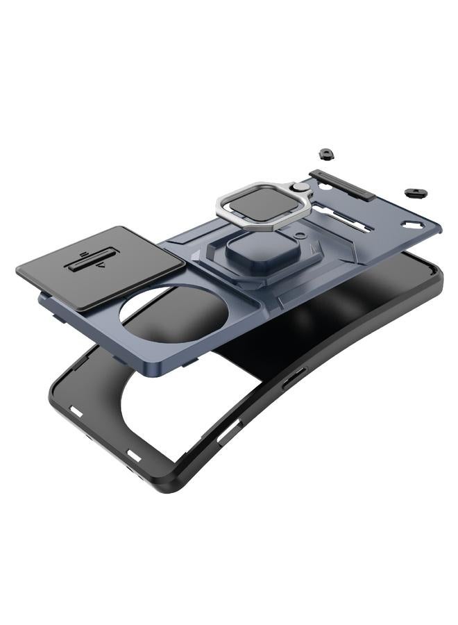 S-TOP Case For OnePlus 11 5G Sliding Camshield TPU + PC Shockproof Phone Case with Holder - Image 5