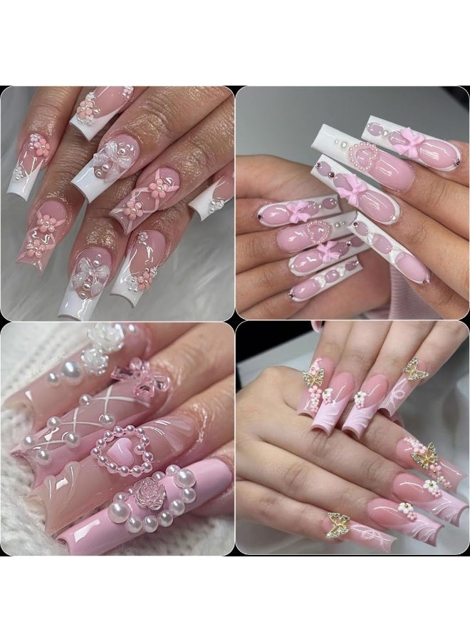 KHAJUL 1 Set Butterfly Nail Art Decorations Kit Colorful Resin Designs Easy Apply for DIY Nail Enthusiasts and Professionals - Image 4