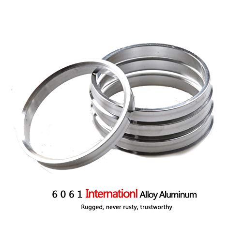DCVAMOUS Alloy Aluminum Hub Centric Rings 130.8 to 117, Set of 4 - Performance Spigot Hubrings fit 117mm Vehicle Hub and 130.8mm Wheel Center Bore Compatible with Chevrolet GMC 8 Lug Trucks - Image 5