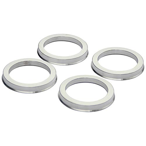 DCVAMOUS Alloy Aluminum Hub Centric Rings 130.8 to 117, Set of 4 - Performance Spigot Hubrings fit 117mm Vehicle Hub and 130.8mm Wheel Center Bore Compatible with Chevrolet GMC 8 Lug Trucks - Image 1