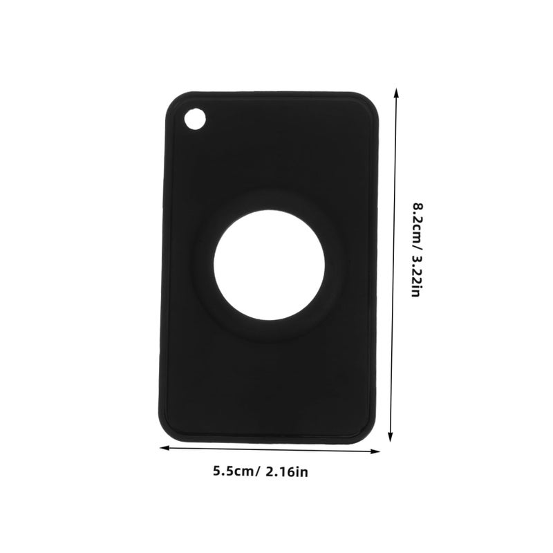 Black Protective Cover Sleeve For Wallet Tracker Holder Minimalist Travel Everyday Use - Image 3
