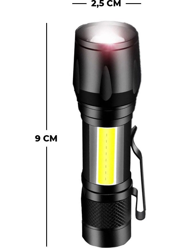 Helios Opto - 5W Rechargeable Flashlight 3 Functions Hs 5210 - Image 1