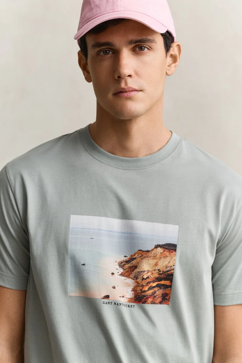 غانت Scenery Graphic Short Sleeve T-Shirt