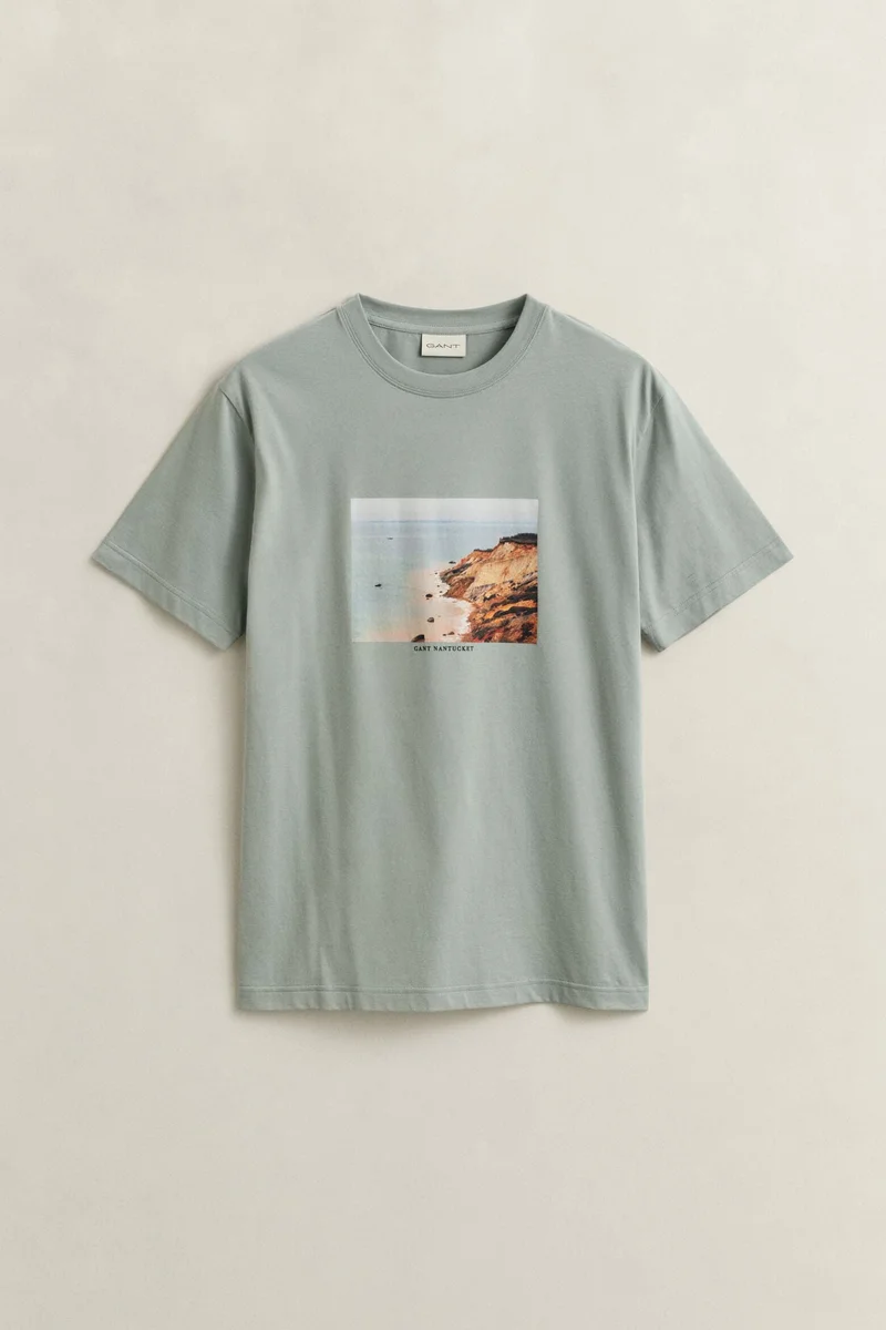 GANT  Scenery Graphic Short Sleeve T-Shirt for Men | Best Price UAE