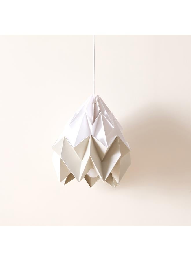 هوم بوكس مصباح تاشا الورقي المعلق مع مظلة معدنية وغطاء ورقي - 150 سم - Image 1