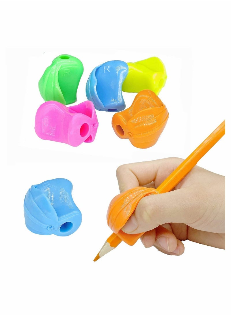 Y&D - Pencil Grips, Grips for Children Handwriting,Writing Aid Pen Grip Kids,Silicone Ergonomic Posture Correction Writing Tool Preschoolers, Adults, Lefty or Righty (Multicolor) - Image 1