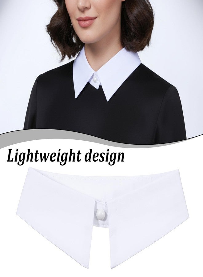 Yolev 3pcs Fake Collar for Women Detachable White Collar Dickey False Lapel Blouse Collars - Image 4