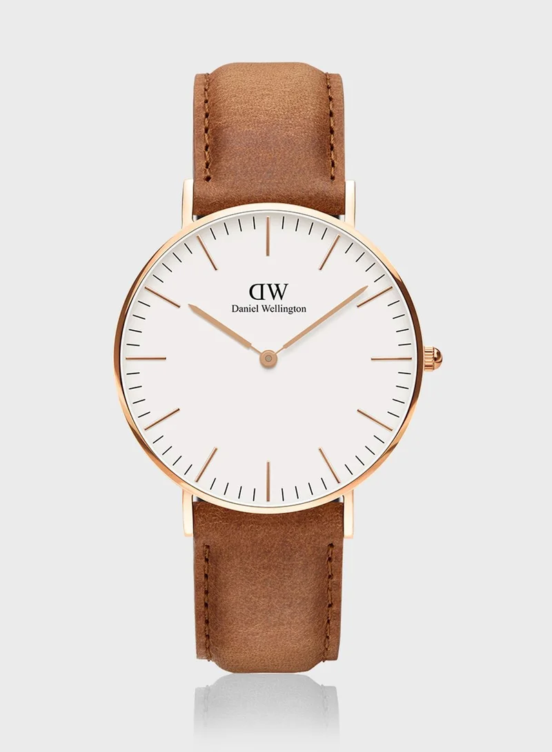DANIEL WELLINGTON Classic Durham RG White 36mm Watch