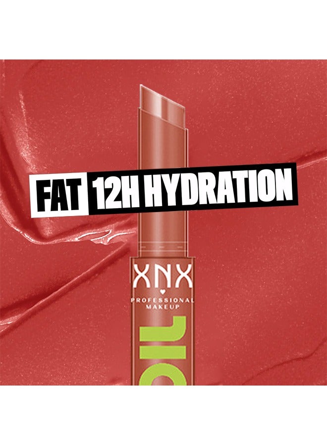 أكس أن أكس Fat Oil Slick Click Shiny Lip Balm, Lightweight Buildable Formula, Longlasting Hydrating Non Sticky Lipgloss - Image 3