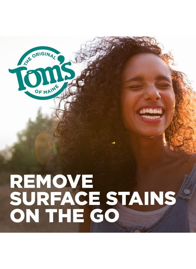 Tom's of Maine - معجون أسنان طبيعي مضاد للبلاك ومبيض وخالي من الفلورايد من Om'S Of Maine بنكهة النعناع 5.5 أونصة (قد تختلف العبوة) - Image 1